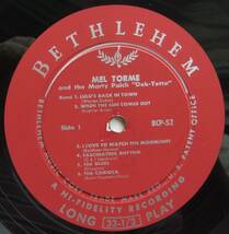 ◆ MEL TORME with The MARTY PAICH Dek-tette ◆ Bethlehem BCP 52 (leaf:dg) ◆ V_画像3