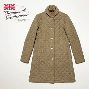 ☆トラディショナルウェザーウェア Traditional Weatherwear ウール キルティング コート size 32 英国製 マッキントッシュ MACKINTOSH