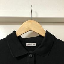【大幅値下げ】【美品】サイズXS MONCLER モンクレール ポロシャツ　ブラック　黒　ロゴ_画像3
