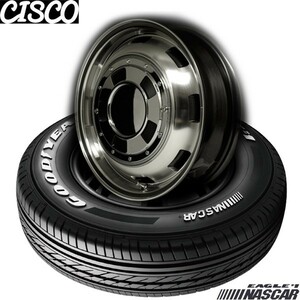 ハイエース｜グッドイヤーEAGLE #1NASCAR〈195/80R15 107/105L〉& GARCIA CISCO〈15×6.0 +33 139.7 6H〉タイヤホイール4本セット