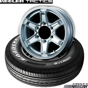 ハイエース｜グッドイヤーEAGLE #1NASCAR〈215/65R16C 109/107R〉& KEELER TACTICS〈16×6.5 +38 139.7 6H〉タイヤホイール4本セット