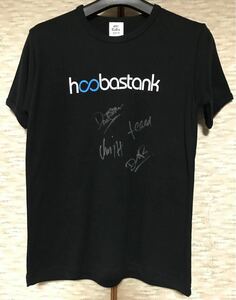 【懸賞当選品】hoobastank フーバスタンク 直筆サイン入りTシャツ