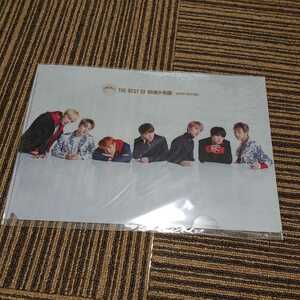 BTS 防弾少年団 THE best of japan edition 購入特典 クリアファイル a4