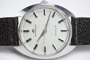☆☆☆　モバードの逸品　１９７０年代　スイス製　MOVADOモバード Sub-Sea 50 手巻紳士腕時計　お洒落逸品