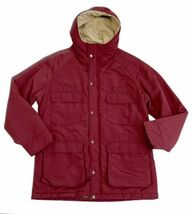 90's 米国製 L.L.Bean エルエルビーン BAXTER STATE PARKA マウンテンパーカー シンサレート 中綿入り バーガンディ ウィメンズM [l-0429]_画像1