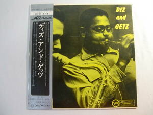 Diz And Getz ディズ・アンド・ゲッツ - Dizzy Gillespie - Stan Getz - Oscar Peterson - Herb Ellis - Ray Brown - Max Roach -　帯付！