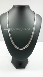  made in Japan new goods 8 surface cut flat necklace platinum ptp natural diamond Pele Valentino chain fine quality feeling of quality high quality feeling of luxury -ply thickness feeling lustre 