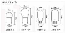 MADMAX トラック用品 S25(BAY15d) ダブル球 24V用 25/10W クリア (1個)/ウインカー テールランプ ブレーキランプ【メール便送料200円】_画像2