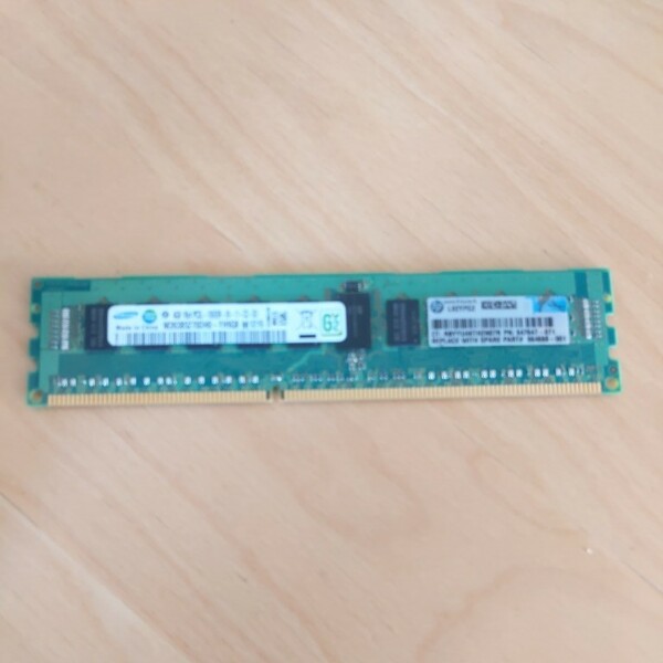 DDR3 SAMSUNG PC3L-10600R　4GB（サーバー用RDIMM） 