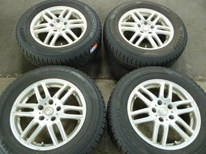 ヨコハマタイヤIG50+215/65R16 9分山 19年製造 オ－トバックス オリジナル LEBEN 6.5-16 5H PCD114.3 IN50 　4本セットです。