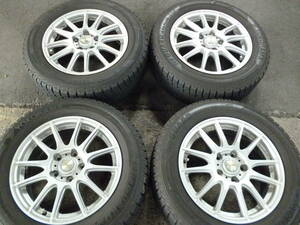 ヨコハマタイヤIG50+ 215/60R16 8.5分山 ヨコハマタイヤGRASS 6.5-16 H5 IN53 PCD114.3 4本セットです。