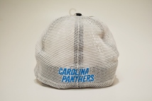 47 Brand ブランド NFL Carolina Panthersパンサーズ Blue Hill Closer Stretch Fit キャップ フリーサイズ。_画像2