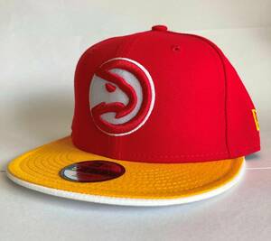 New Era ニューエラ NBA Atlanta Hawks ホークス 9FIFTY Snapback キャップ Youth フリー サイズ