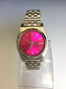 NIXON ニクソン The Small Time Teller silver pink スモール タイムテラー シルバー/ピンク ウォッチ/腕時計 (2) 1/14