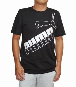 プーマ PUMA 半袖Tシャツ 黒 588679 01 メンズ ロゴ ブラック 夏物 スポーツ　表記サイズM 