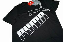 プーマ PUMA 半袖Tシャツ 黒 588679 01 メンズ ロゴ ブラック 夏物 スポーツ　表記サイズM _画像3