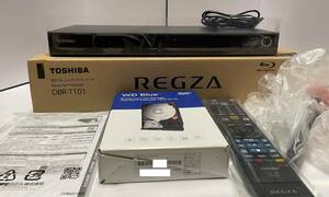 2022年6月上旬購入 TOSHIBA REGZA DBR-T101 8TB 東芝 レグザ ブルーレイ ディスク レコーダー 3番組録画 8TB換装 元HDD付 DBR-T1010 同等品