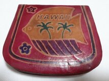 ■ハワイ 小銭入れ コインケース レザー 財布 HAWAII■_画像2