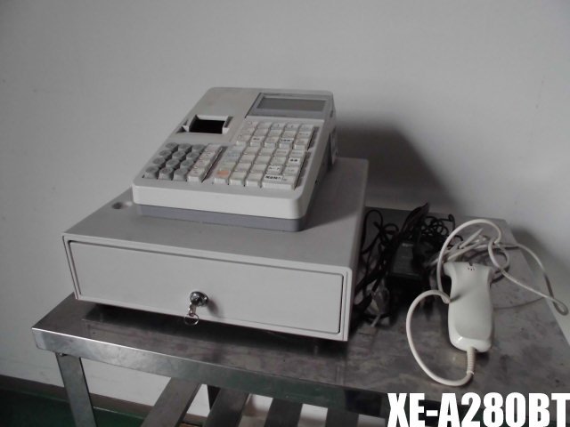 SHARP レジスターXE-A280BT PC連携 スキャナ付き 9027-