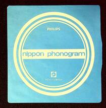 ◆153◆EP盤用・中古レコード袋◆フィリップス◆PHILIPS◆3枚◆外ビニール袋新品1枚付◆日本フォノグラム◆_画像2