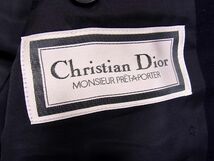 ◇クリスチャンディオール シングルスーツ C.Dior MONSIEUR PRET-A-PORTER フォーマルにも 上下セットアップ 1円_画像8