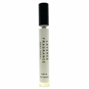 LAYERED FRAGRANCE レイヤード アリア シトラス ボディ ミスト 10ml ☆残量たっぷり9割　送料140円