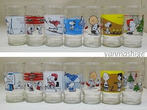 1996 год производства редкость Snoopy 96 стекло контейнер бутылка 7 шт. комплект Suntory стакан SNOOPY SUNTORY