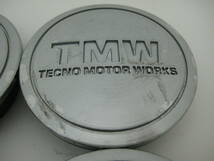 k6390 TMW テクノモーターワークス アルミホイール用センターキャップ中古4個 TECNO MOTOR WORKS_画像3
