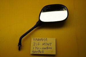 ●★YAMAHA　ヤマハ　MINT　ミント　1YU★ミラー　右　割れ無★4R090307