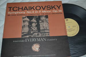 12(LP) TCHAIKOVSKY Symphony NO.4 in F Minor,OP.36 SIR JOHN BARBIROLLI CONDUCTING THE HALLE ORCHESTRA USオリジナル