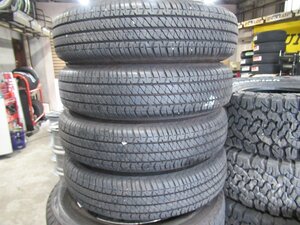 ★バリ山[175/80R16]4本・BRIDGESTONE DUELER H/T 684 Ⅱ【2021年製・残り溝F:約7.8mm・R：約7.5mm】管理番号5528 