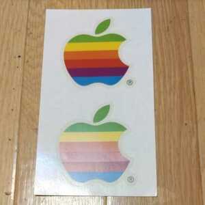 昭和レトロ　ステッカー　アップル　Macintosh　マッキントッシュ　当時物　Apple Computer 