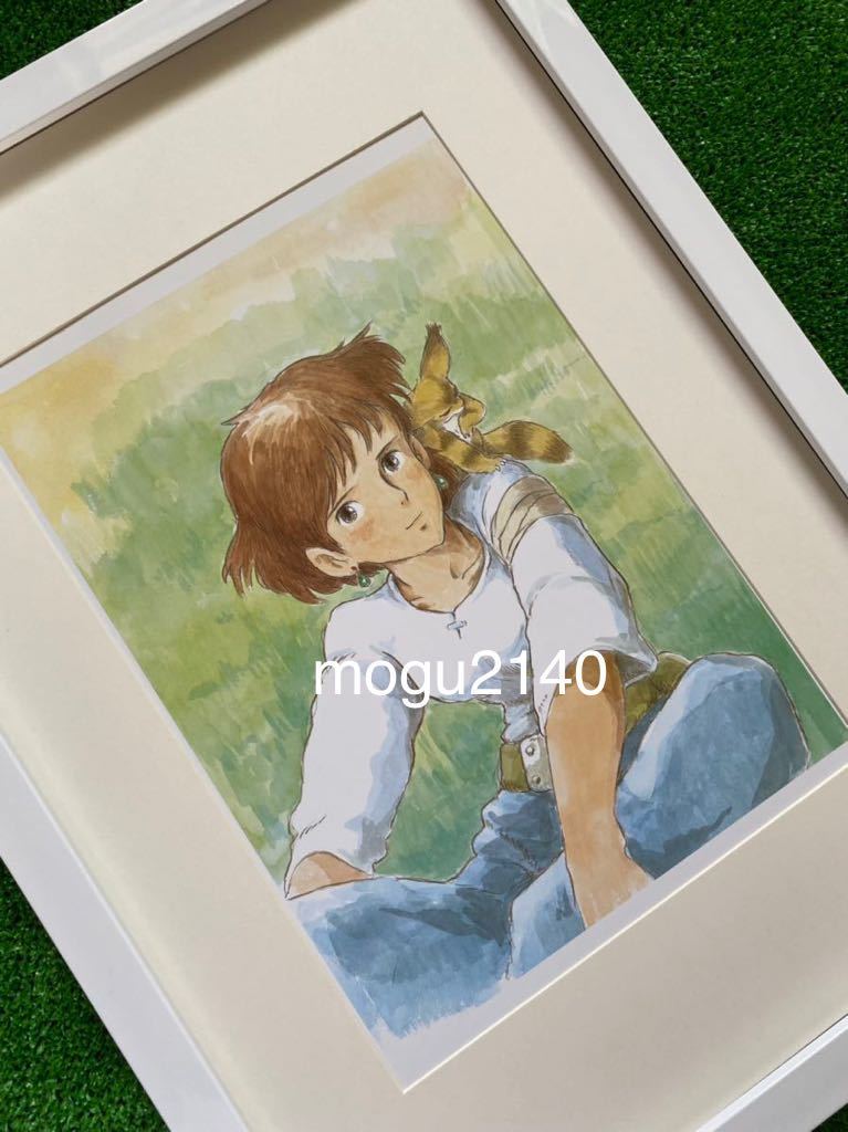 額装品】ジブリ ナウシカ ポスター 宮崎駿 イメージ図 レイアウト図