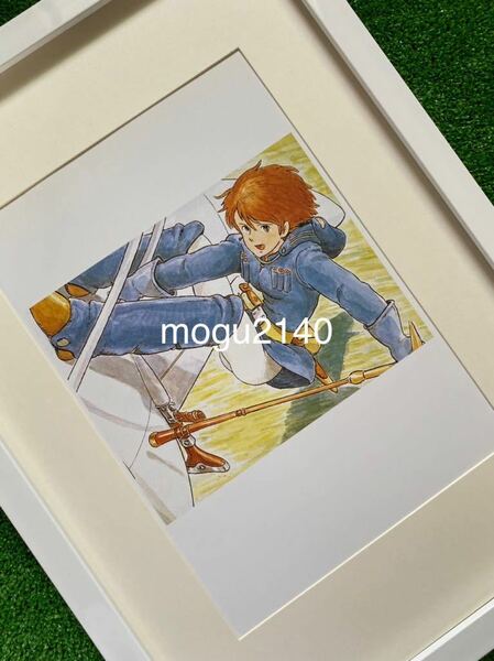 【額装品】ジブリ　ナウシカ　ポスター　宮崎駿　イメージ図　レイアウト図　セル画　原画　ポストカード　イラスト　STUDIO GHIBLI 1984