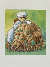 【額装品】ジブリ　ナウシカ　ポスター　宮崎駿　イメージ図　レイアウト図　セル画　原画　ポストカード　イラスト　STUDIO GHIBLI 1983_画像2