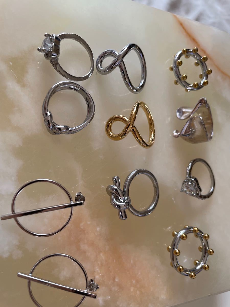 美品 17号 ジェングレイル アクセサリー スカル 指輪 ジルコニア リング