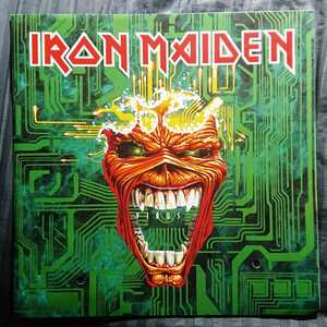 Iron Maiden - Virus イギリス盤12インチ・シングル ポスタースリーブ