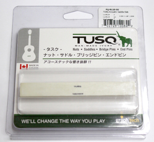 Graph Tech(グラフテック) PQ-9125-00 TUSQ Acoustic Saccle Slab アコースティックギター用サドル スラブ