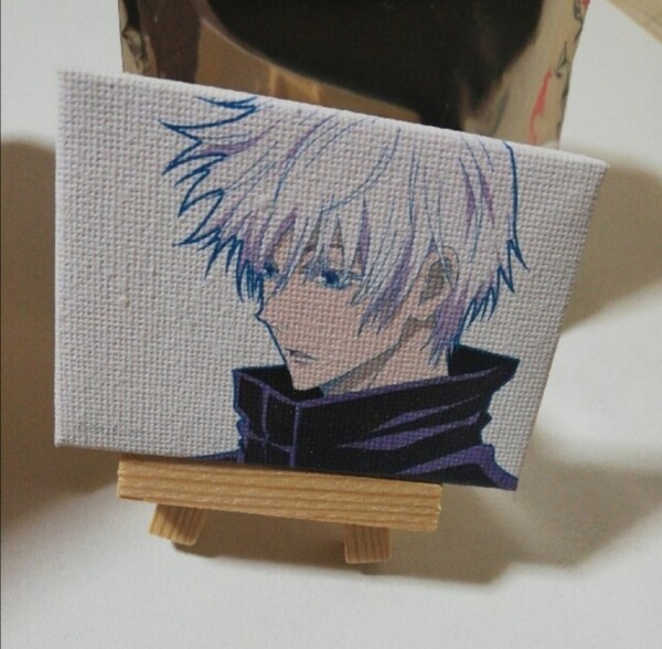 完売品 MAPPA TSUTAYA 劇場版公開記念 呪術廻戦 miniアニメ原画展 Vol.2 ミニキャンバス 五条悟 五条