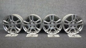 96 社外 アルミホイール MANARAY SPORT EURO SPEED 14インチ 4穴 PCD100 5.5J 4本セット 1台分