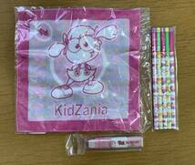キッザニア　オープン当時もの　ハンカチ、鉛筆、消しゴム　3店セット　KidZania キッザニア東京_画像1