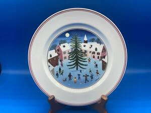 【未使用　箱なし】Villeroy & Boch ビレロイ&ボッホ　★Naif Christmas　★プレート　★サイズ 208mm