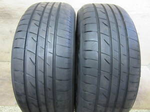 送料込み　16800円！　225/55R17　2020年製造品　溝あり！　【1739】　ブリヂストン　プレイズ　PX-Ⅱ　225/55R17　2本セット