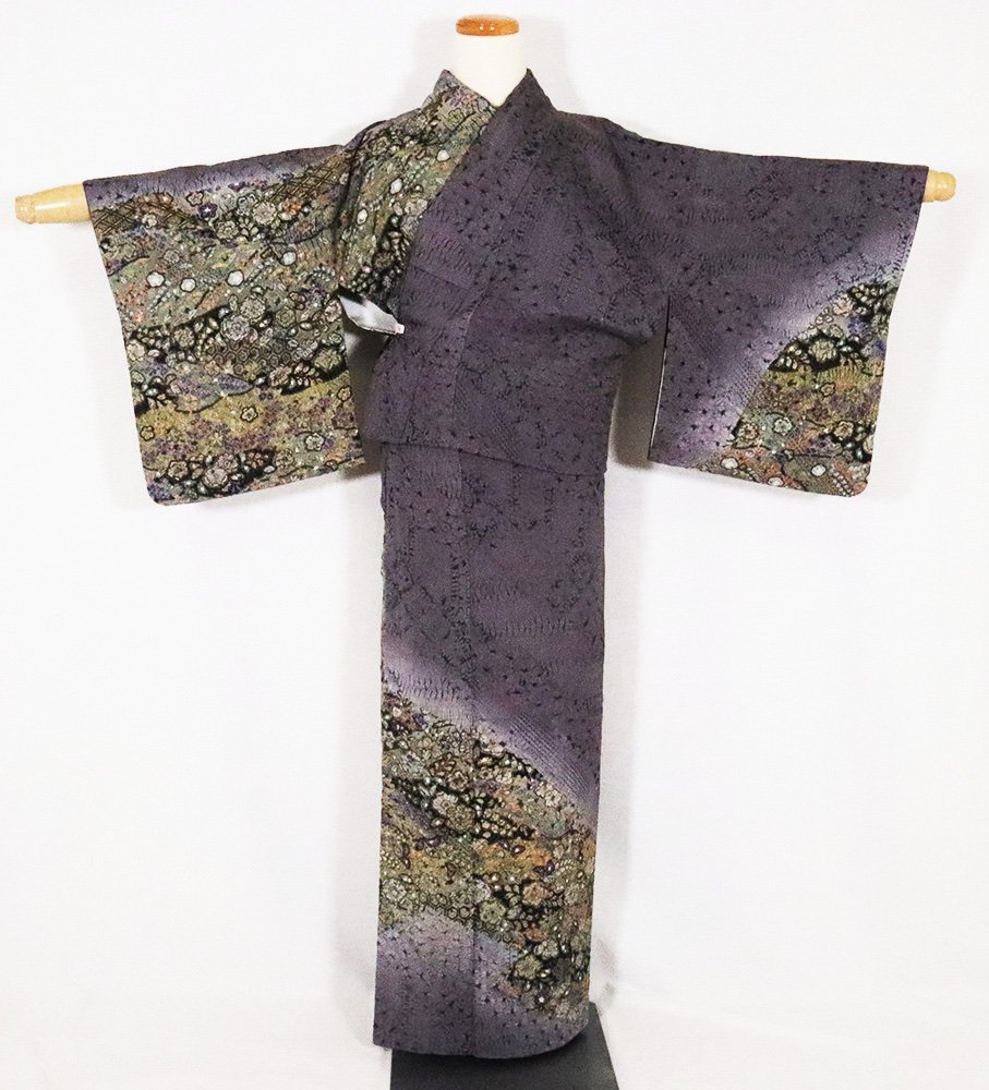 ヤフオク! -訪問着 辻が花 紫の中古品・新品・未使用品一覧