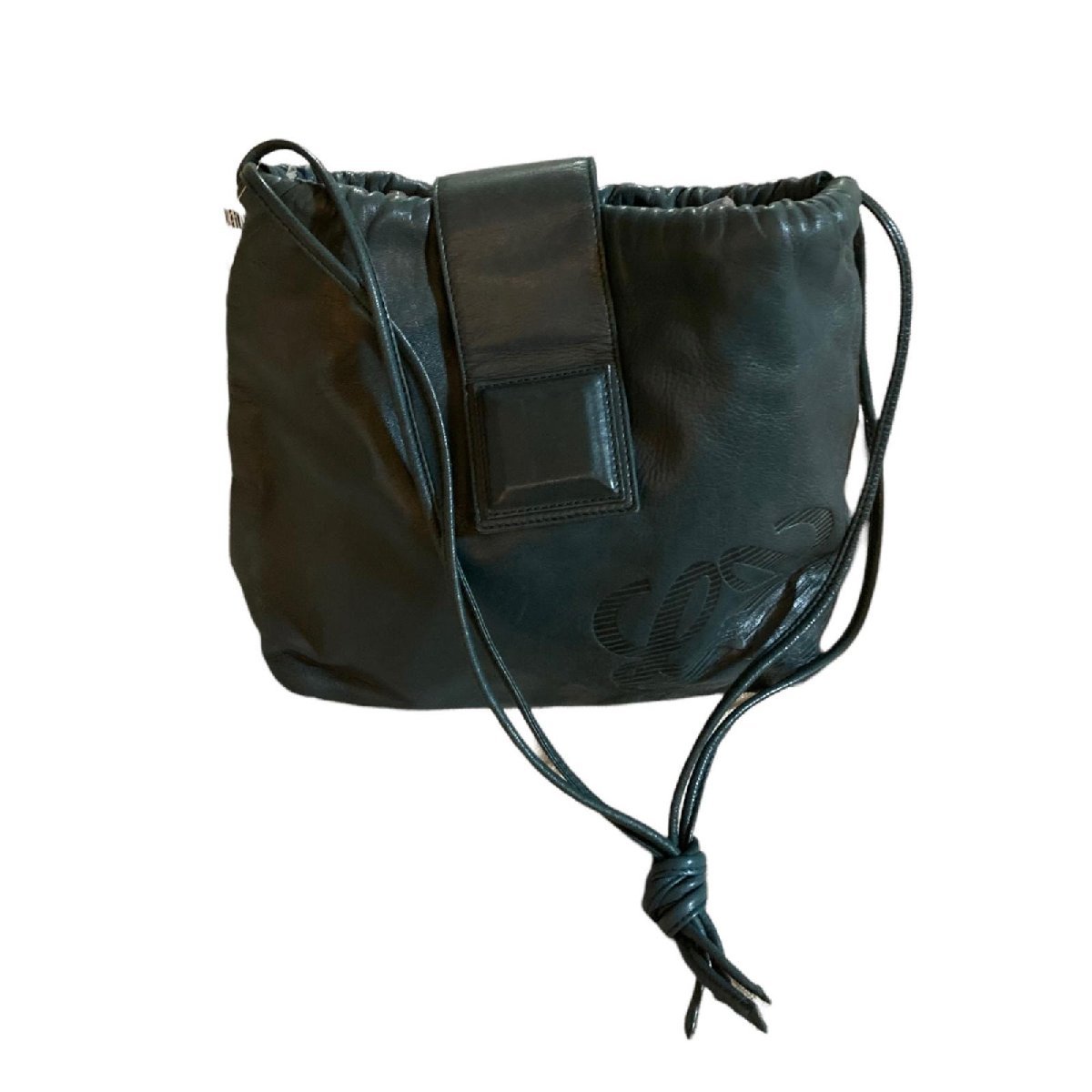 □極美品□ LOEWE ロエベ ヒールポーチ アナグラム レザー ショルダー