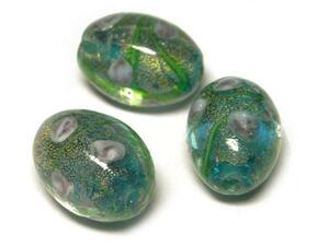*. entering dragonfly sphere * oval approximately 17mm approximately 9 bead flower blue 06-1216