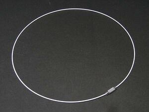  wire choker white approximately 45cm approximately 1mm 6000650*