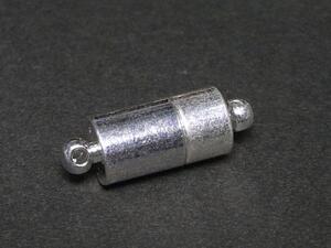 マグネットクラスプ 差込式 古代銀 約20×7mm 10個 6000545☆