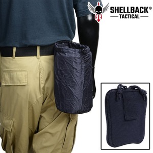 SHELLBACK TACTICAL ダンプポーチ MOLLE&ベルト対応 ファスナー 折り畳み式 [ ネイビーブルー ]