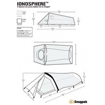 Snugpak テント Ionosphere イオノスフィア 軽量 1人用 収納バッグ付き [ コヨーテタン ] スナグパック_画像7